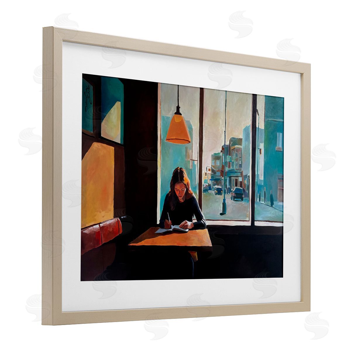 Keith Thomson Writing Is Fun Window View Canvas Wall Art Print