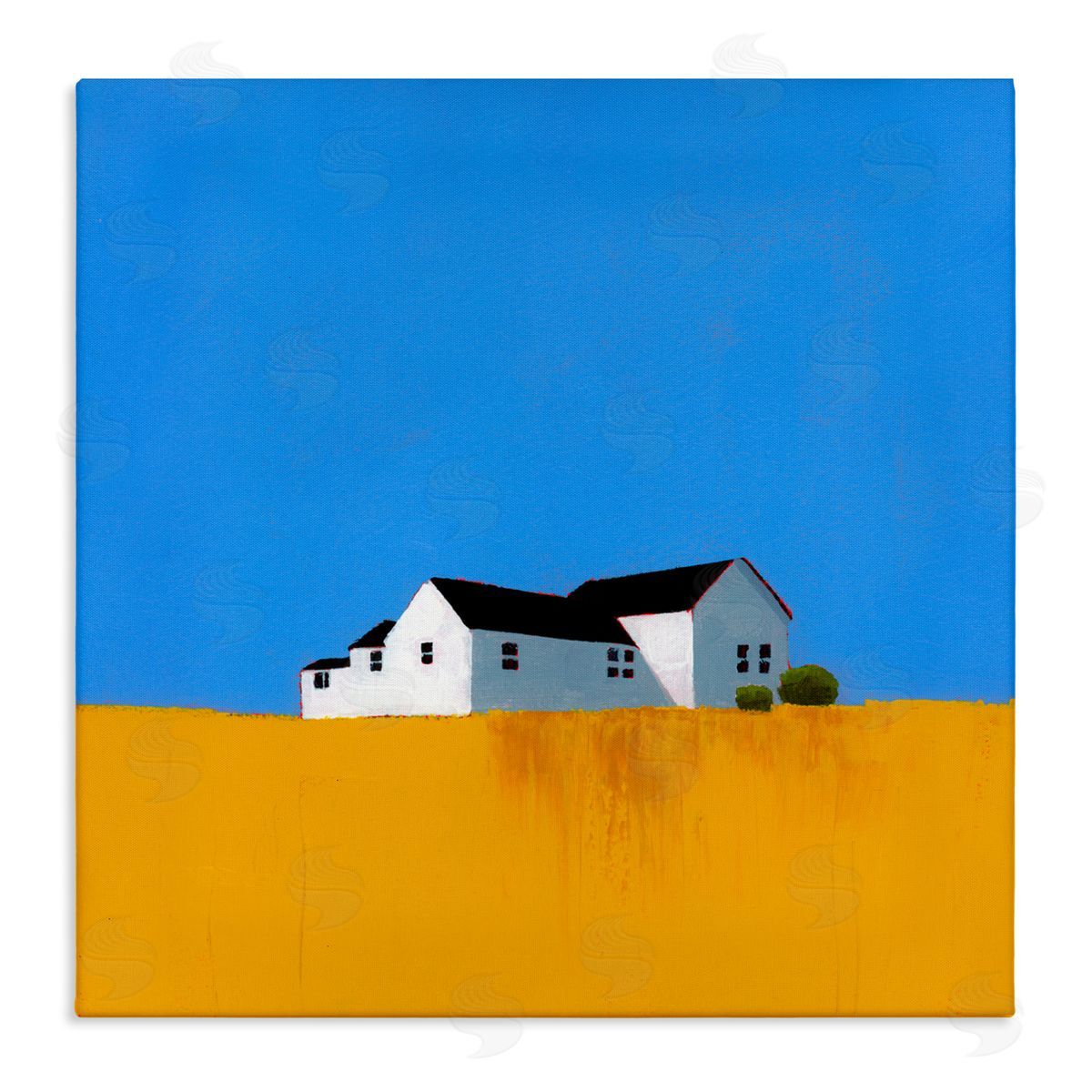 Ruth LaGue Rural Field Of Gold Canvas Wall Art Print