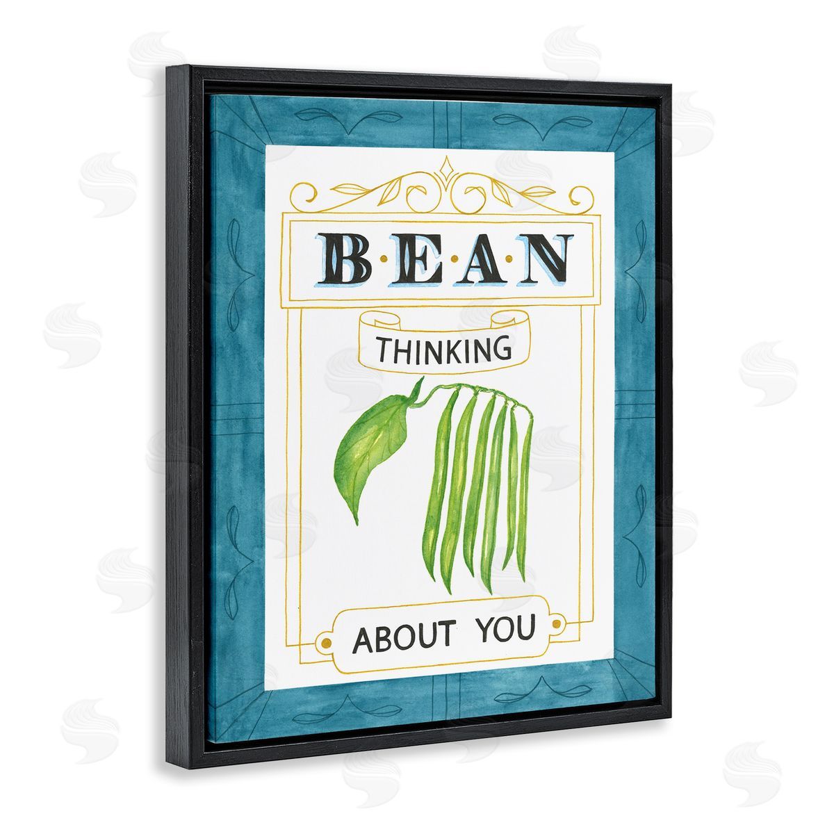 Lara Beeston Bean Thinking About You Canvas Wall Art Print