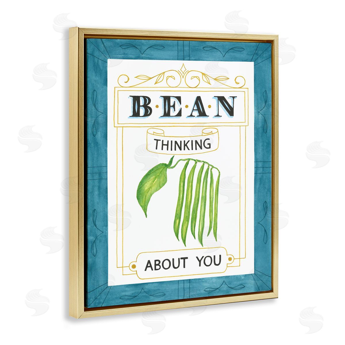 Lara Beeston Bean Thinking About You Canvas Wall Art Print