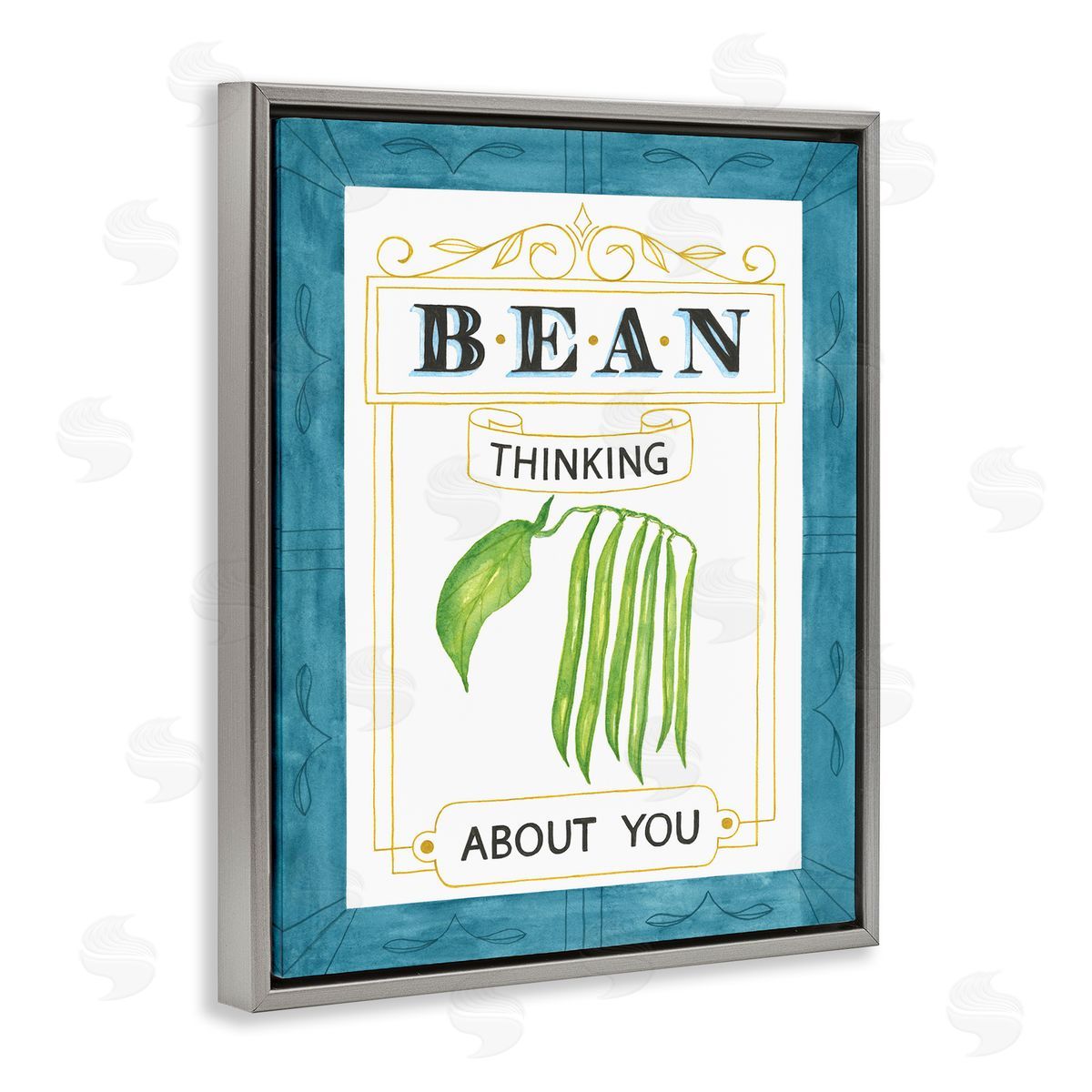 Lara Beeston Bean Thinking About You Canvas Wall Art Print