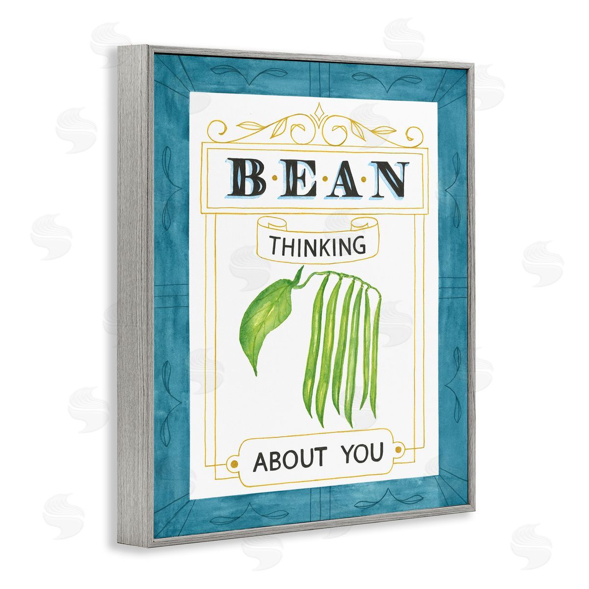 Lara Beeston Bean Thinking About You Canvas Wall Art Print