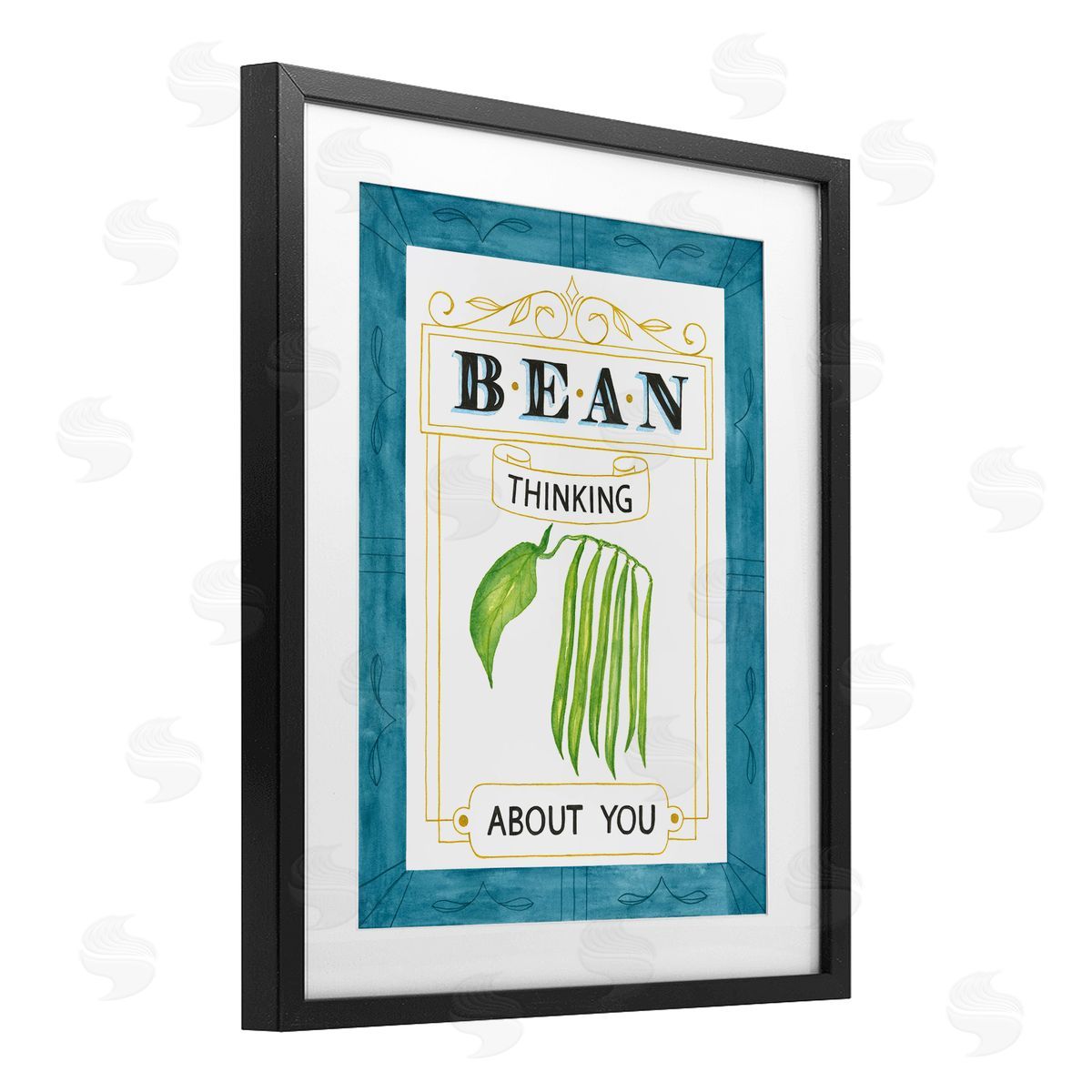 Lara Beeston Bean Thinking About You Canvas Wall Art Print