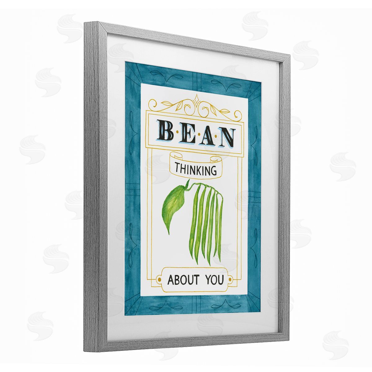 Lara Beeston Bean Thinking About You Canvas Wall Art Print