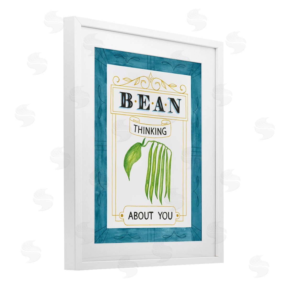 Lara Beeston Bean Thinking About You Canvas Wall Art Print