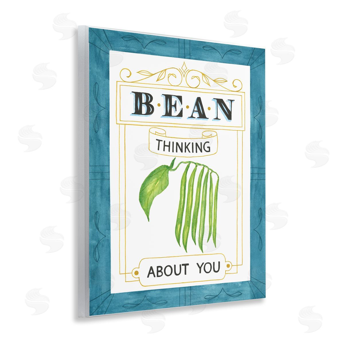 Lara Beeston Bean Thinking About You Canvas Wall Art Print