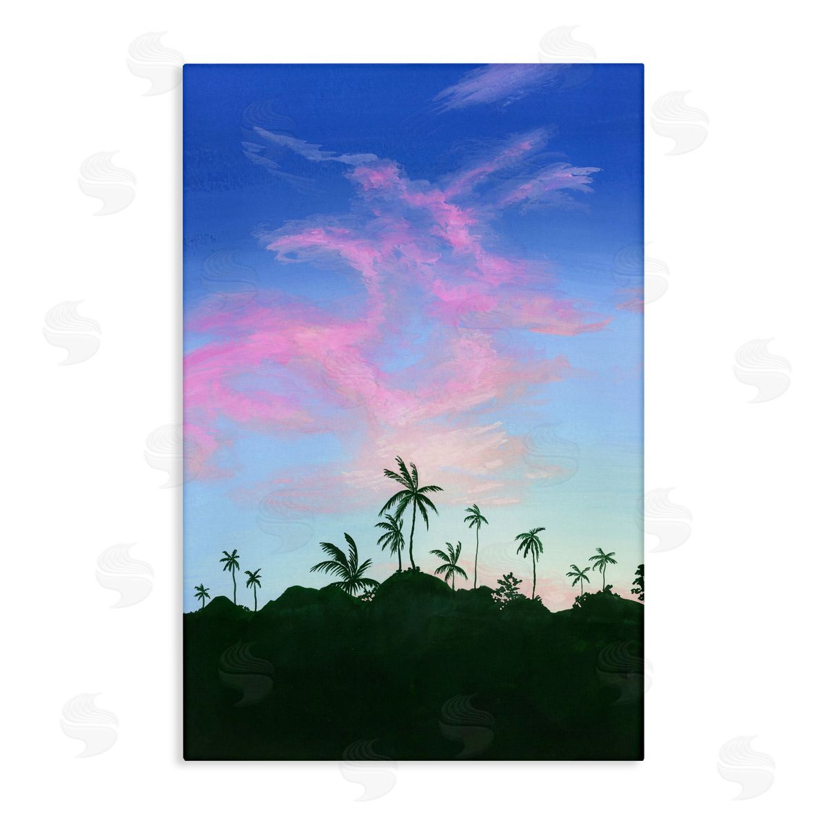 Courtney Haley Phuket Sunset Thailand Palms Canvas Wall Art Print