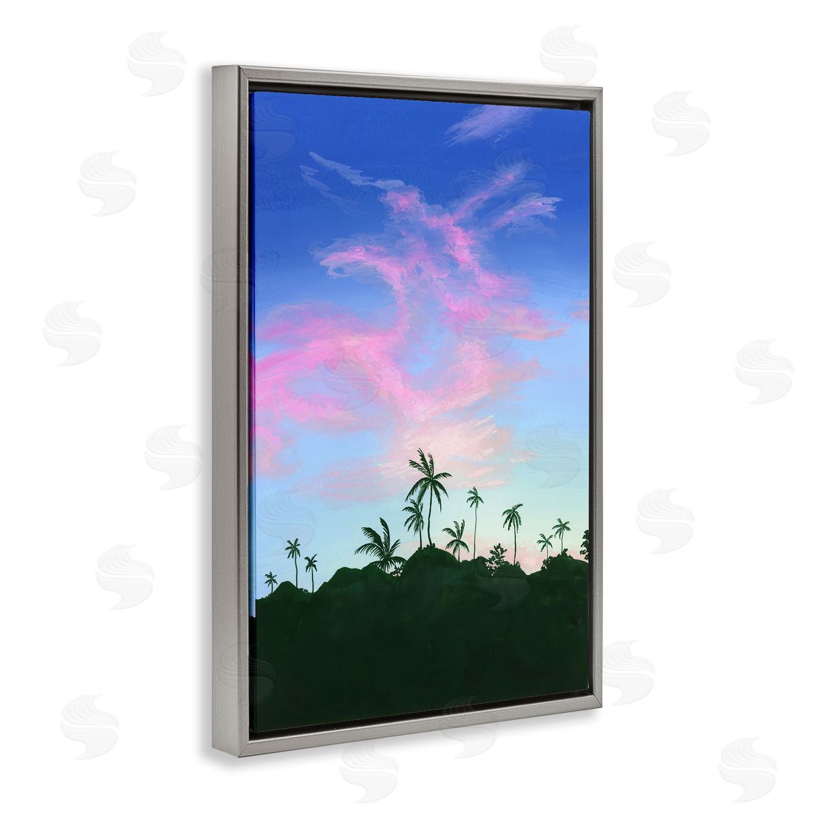 Courtney Haley Phuket Sunset Thailand Palms Canvas Wall Art Print