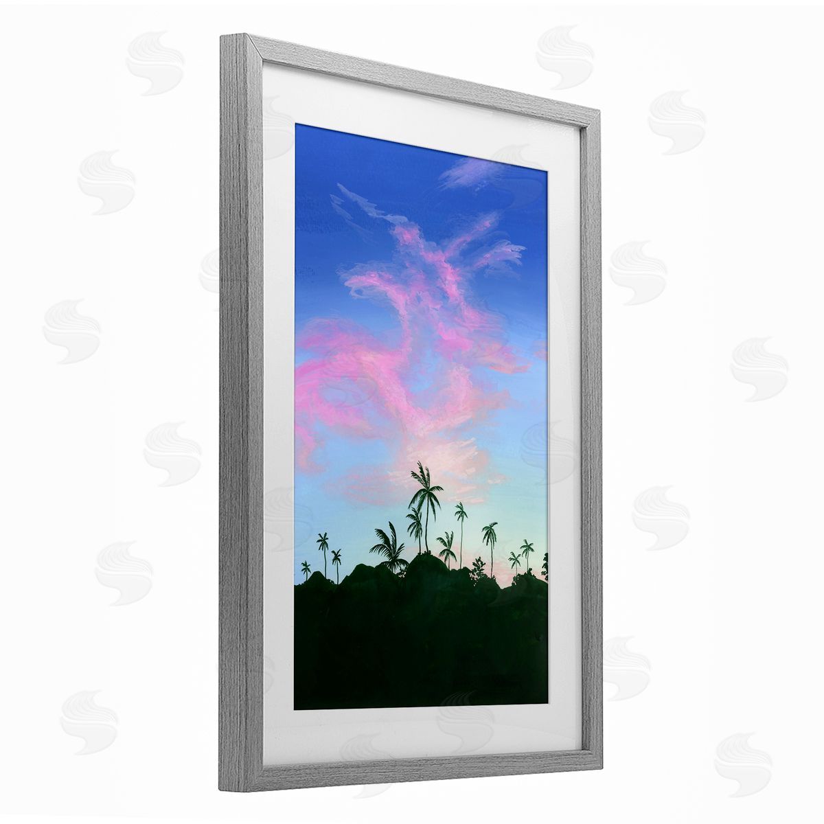 Courtney Haley Phuket Sunset Thailand Palms Canvas Wall Art Print