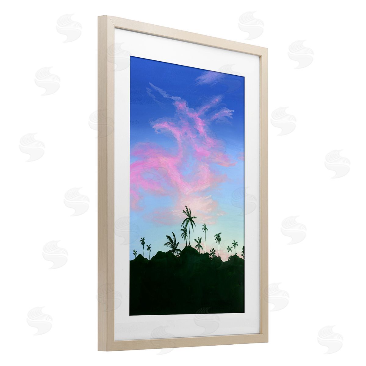 Courtney Haley Phuket Sunset Thailand Palms Canvas Wall Art Print