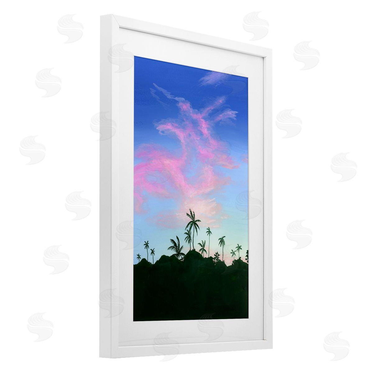 Courtney Haley Phuket Sunset Thailand Palms Canvas Wall Art Print