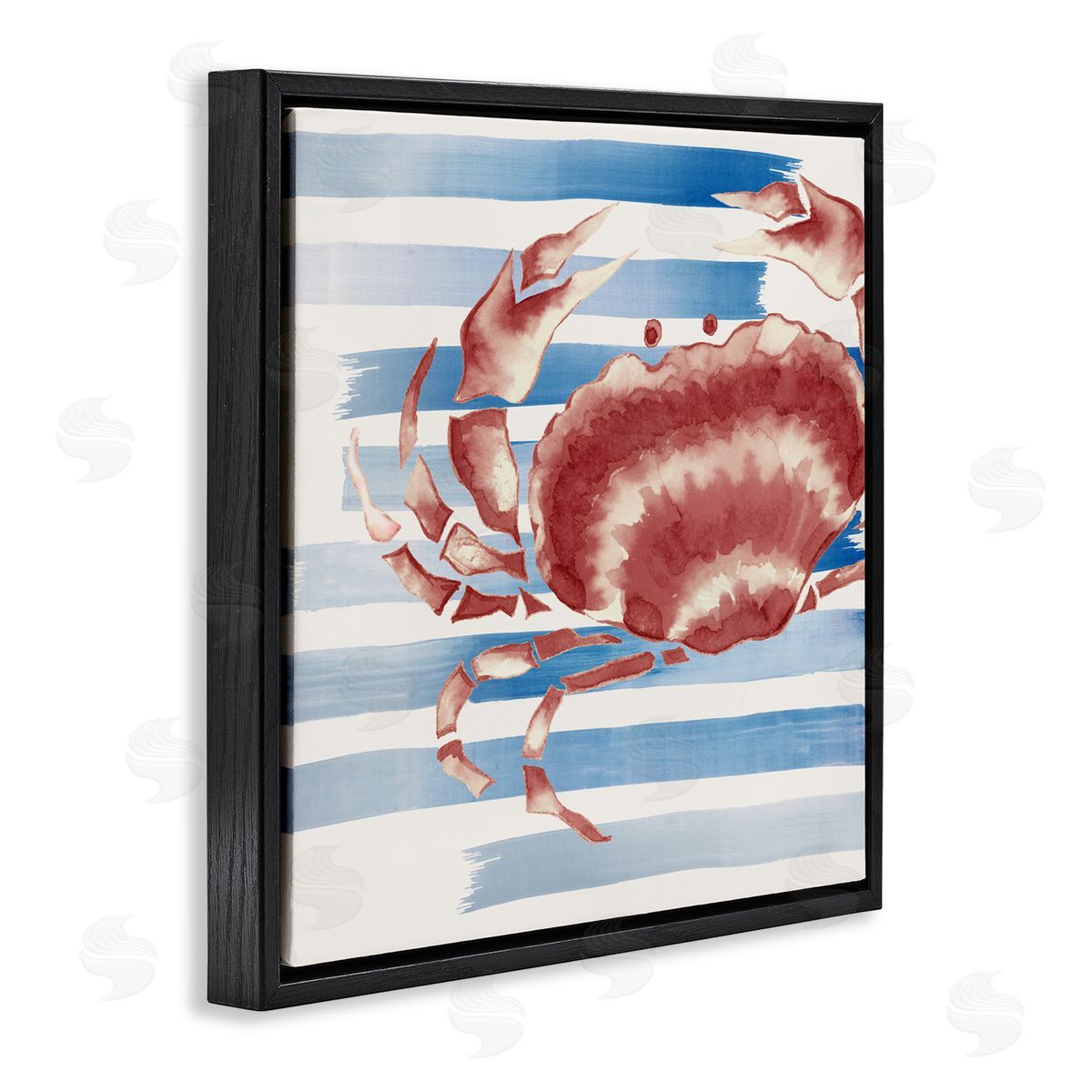 Eli Jones Striped Claw Crab Canvas Wall Art Print