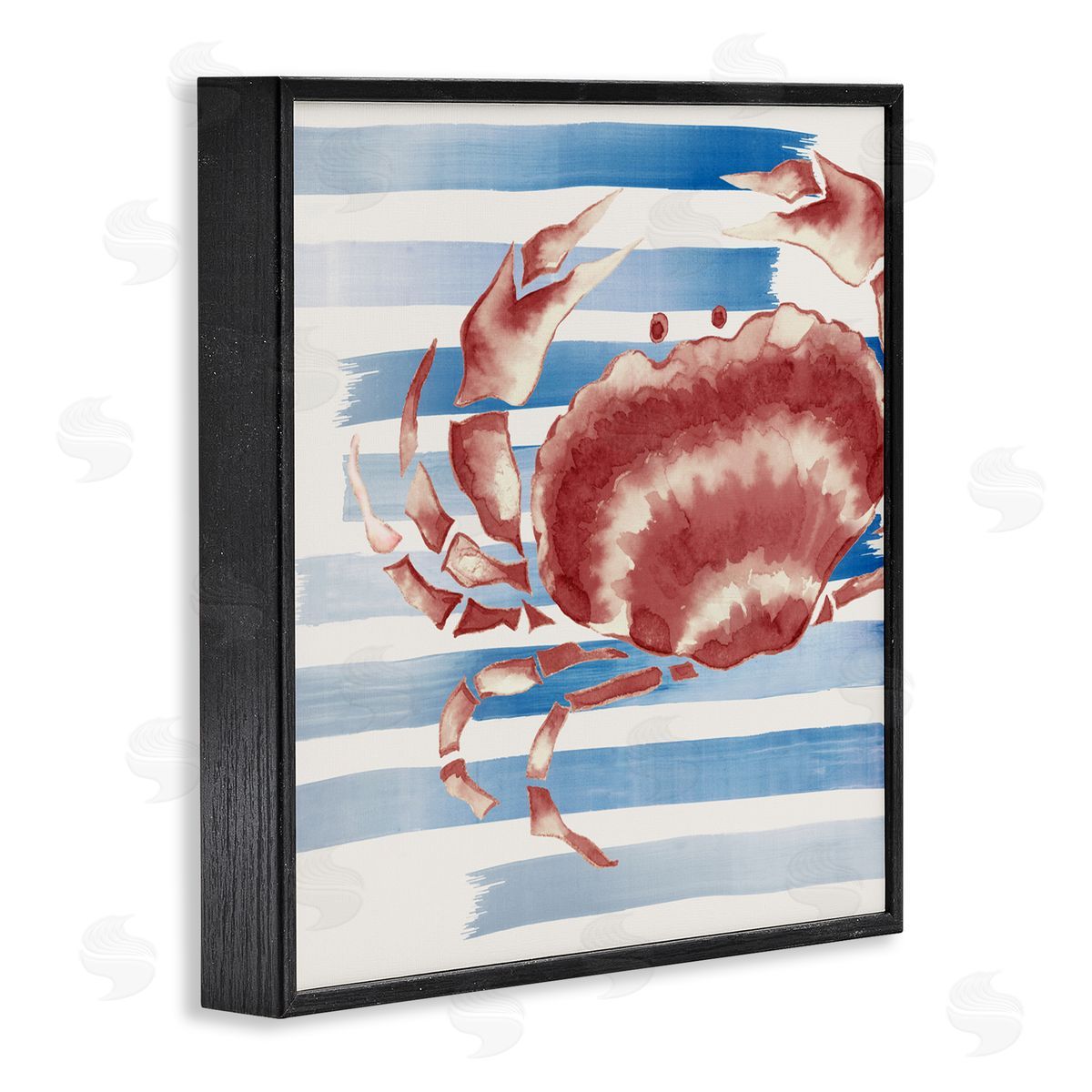 Eli Jones Striped Claw Crab Canvas Wall Art Print