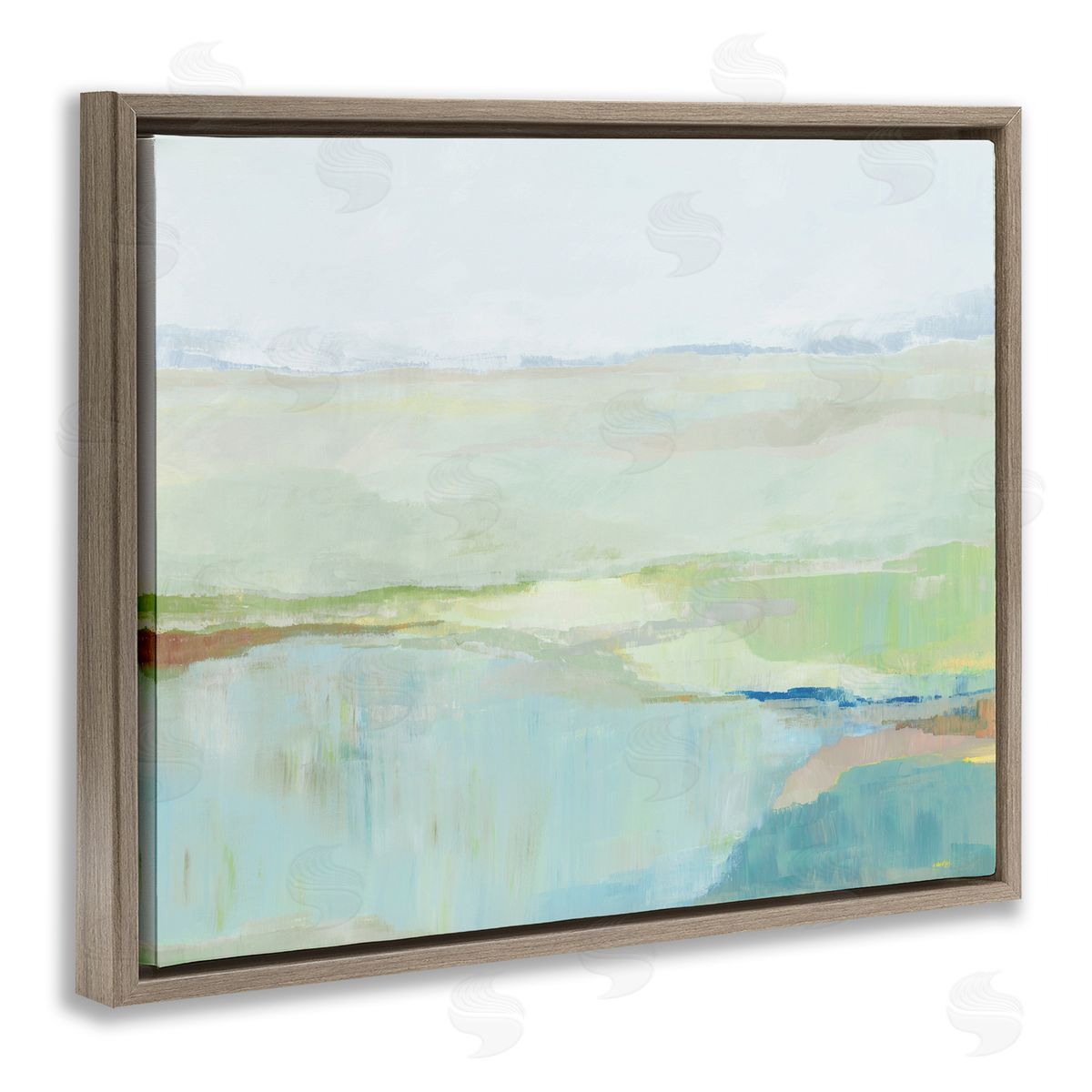 Ian C. Spring Glow Landscape Canvas Wall Art Print