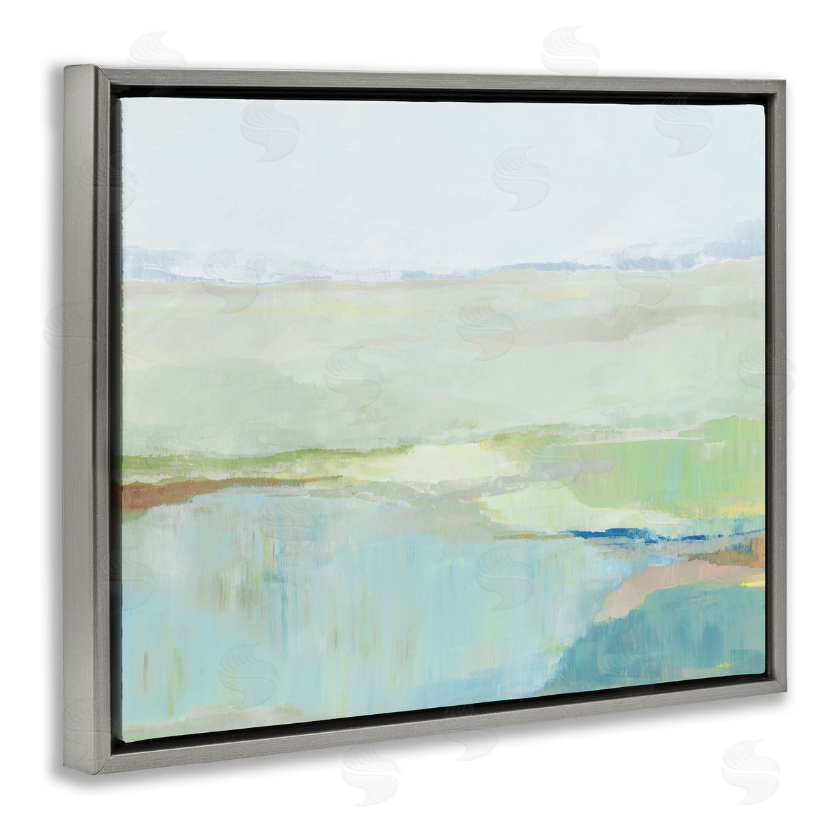 Ian C. Spring Glow Landscape Canvas Wall Art Print