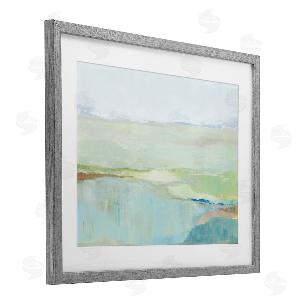 Ian C. Spring Glow Landscape Canvas Wall Art Print