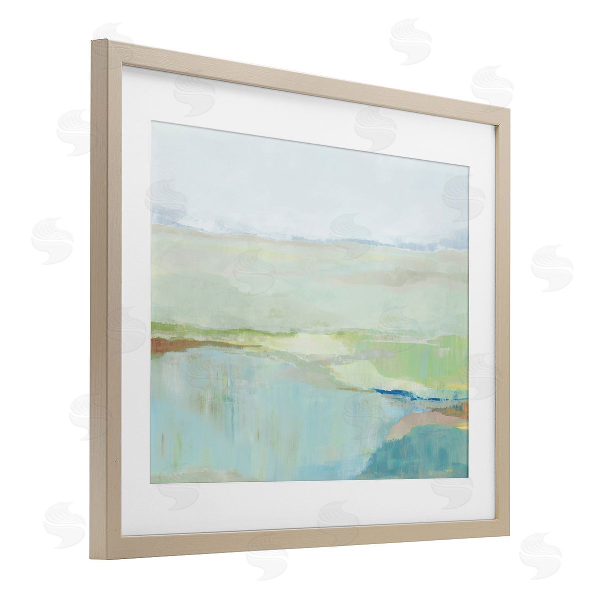 Ian C. Spring Glow Landscape Canvas Wall Art Print