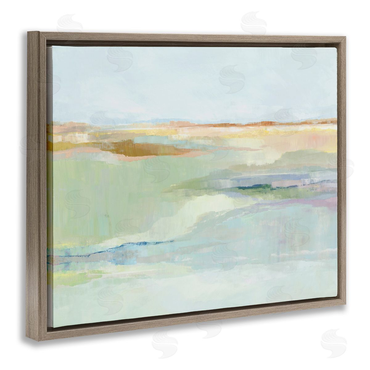 Ian C. Springtime Glow Landscape Canvas Wall Art Print