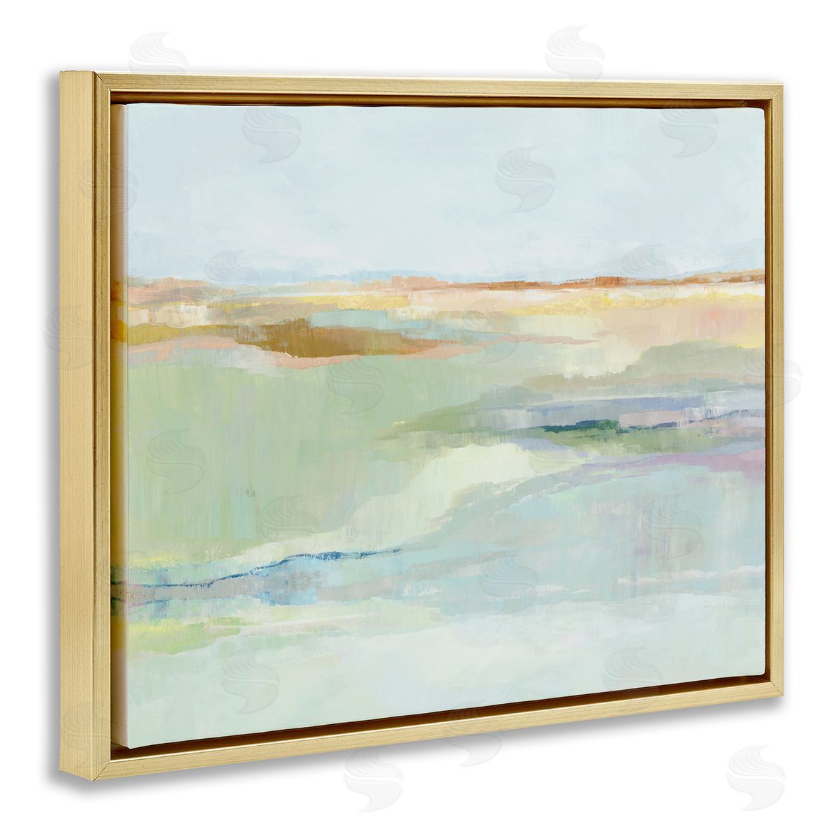 Ian C. Springtime Glow Landscape Canvas Wall Art Print