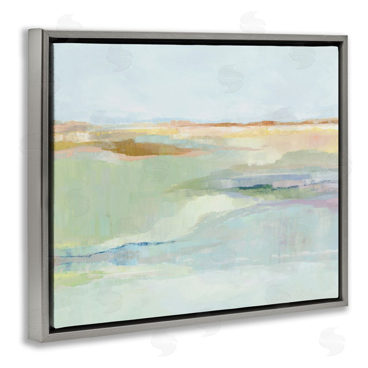 Ian C. Springtime Glow Landscape Canvas Wall Art Print
