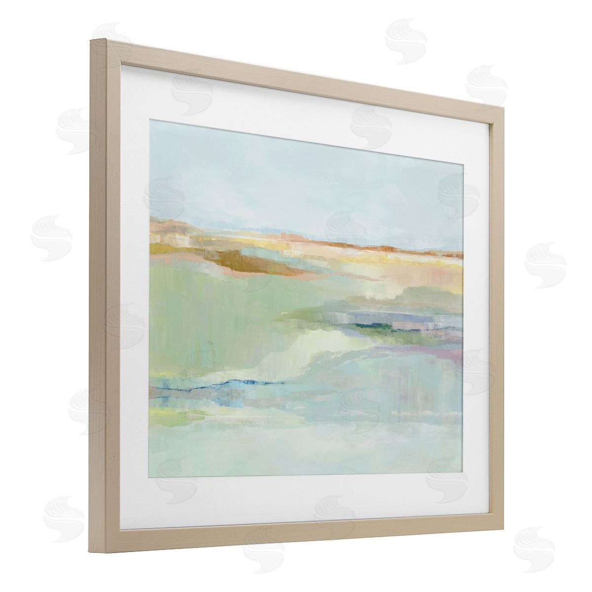 Ian C. Springtime Glow Landscape Canvas Wall Art Print