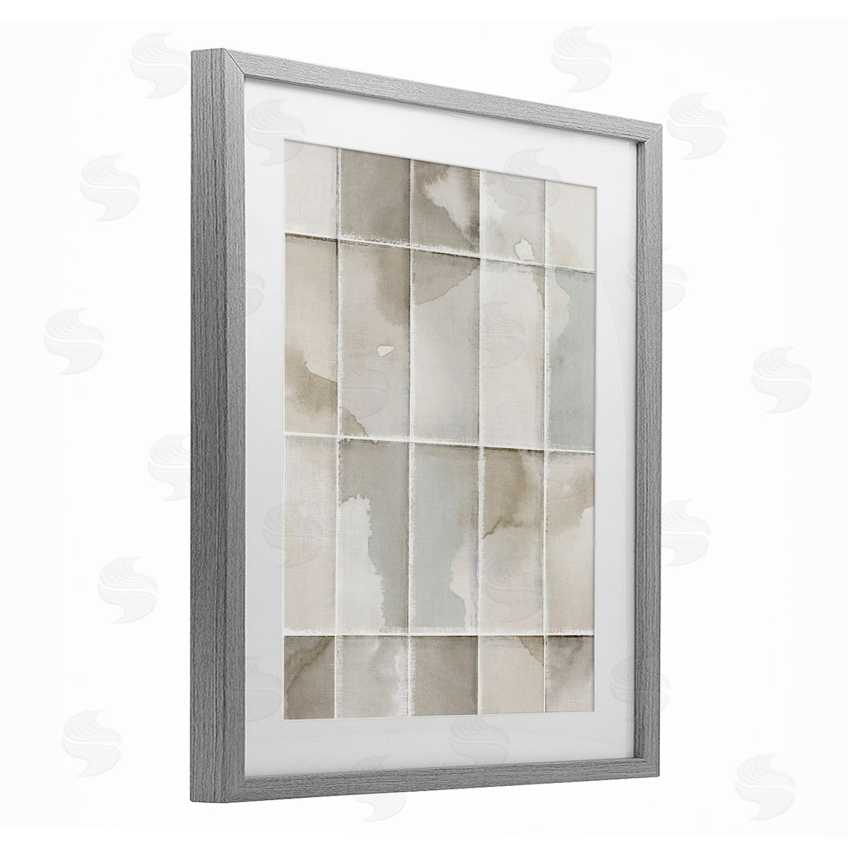Emma Peal Neutral Awakening Geometrics Canvas Wall Art Print
