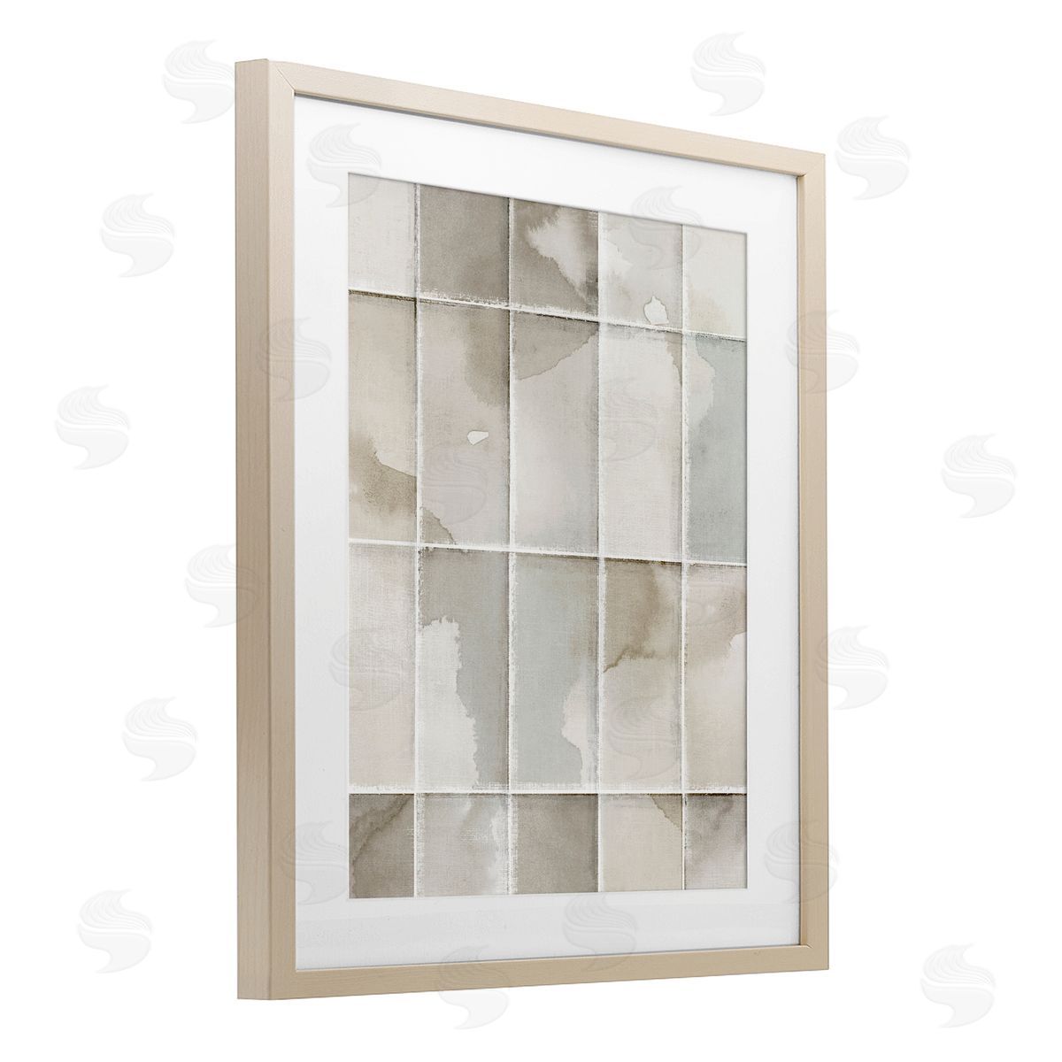 Emma Peal Neutral Awakening Geometrics Canvas Wall Art Print