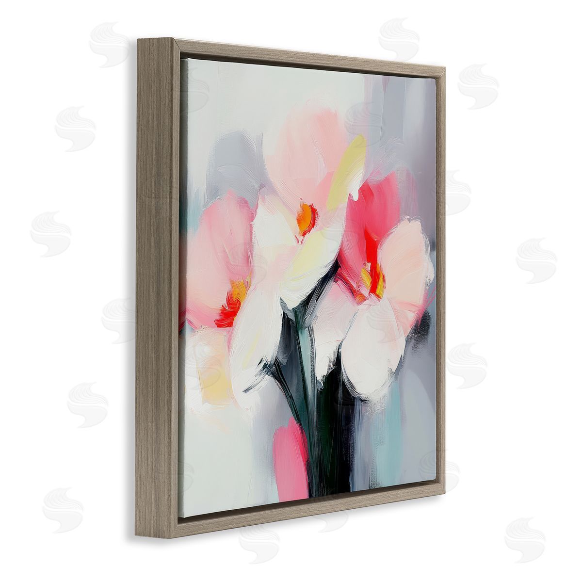 Mona Grace Flare Of Emotion Flowers Canvas Wall Art Print
