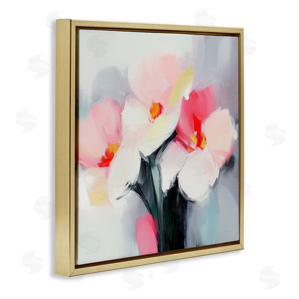 Mona Grace Flare Of Emotion Flowers Canvas Wall Art Print