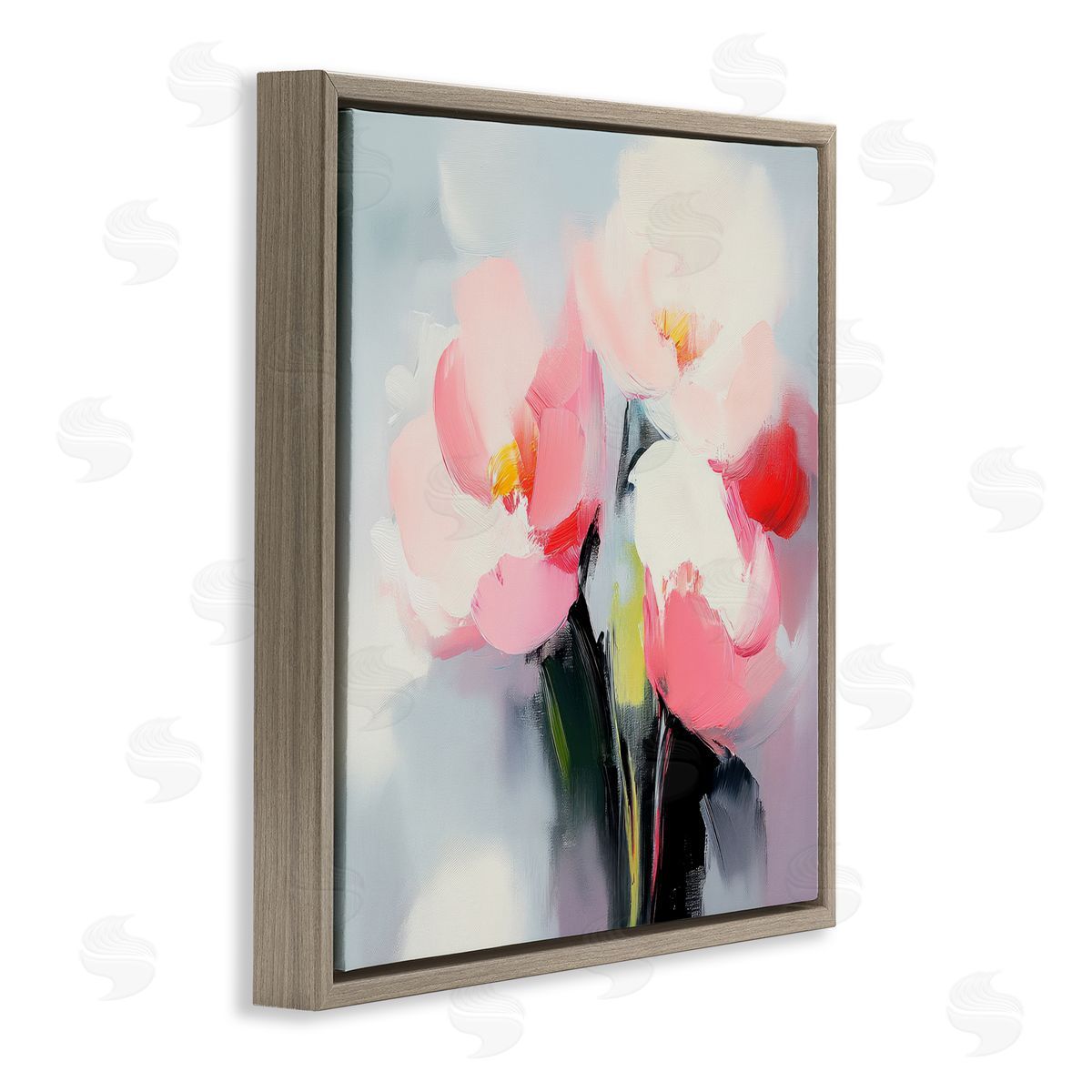 Mona Grace Flare Of Emotion Vase Canvas Wall Art Print