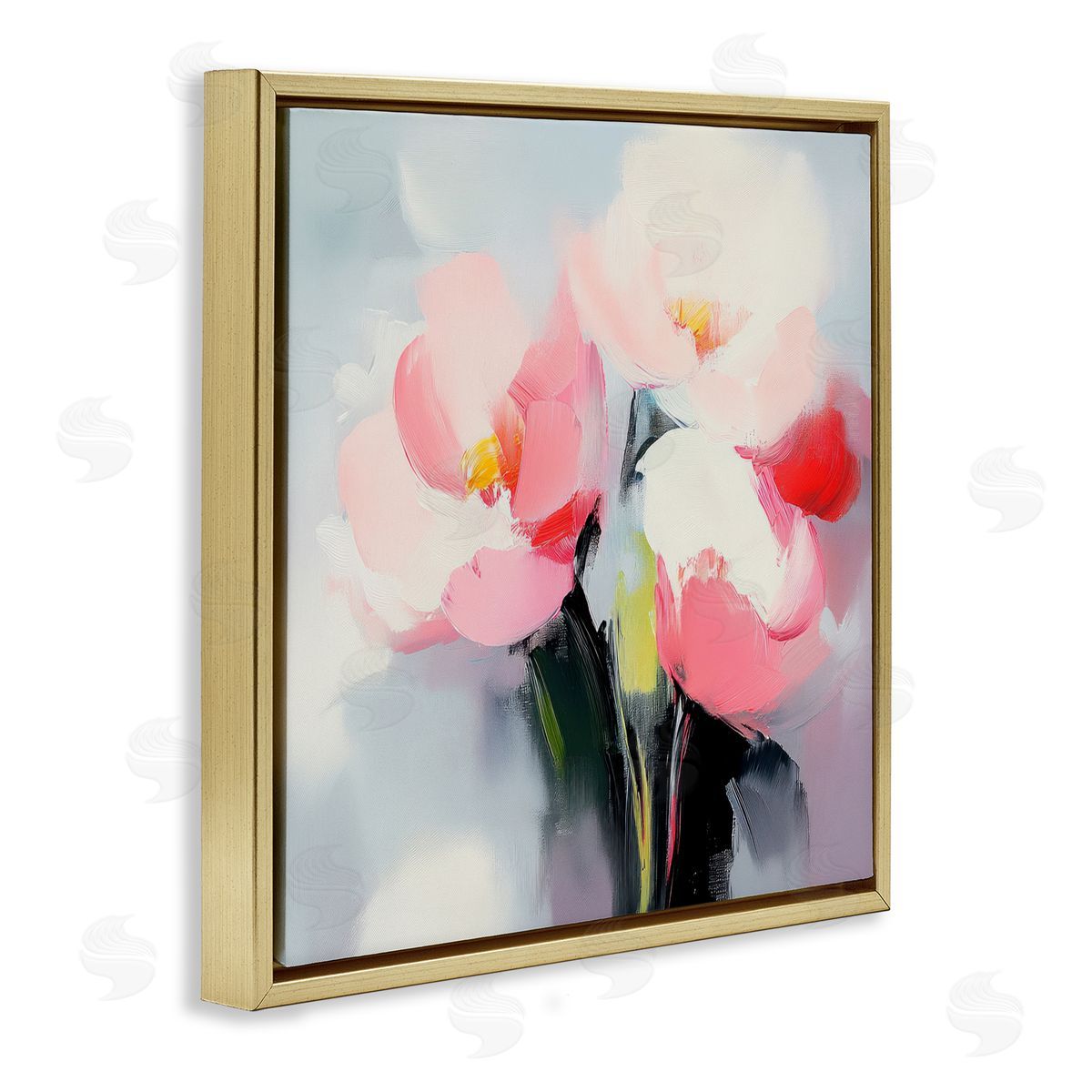 Mona Grace Flare Of Emotion Vase Canvas Wall Art Print