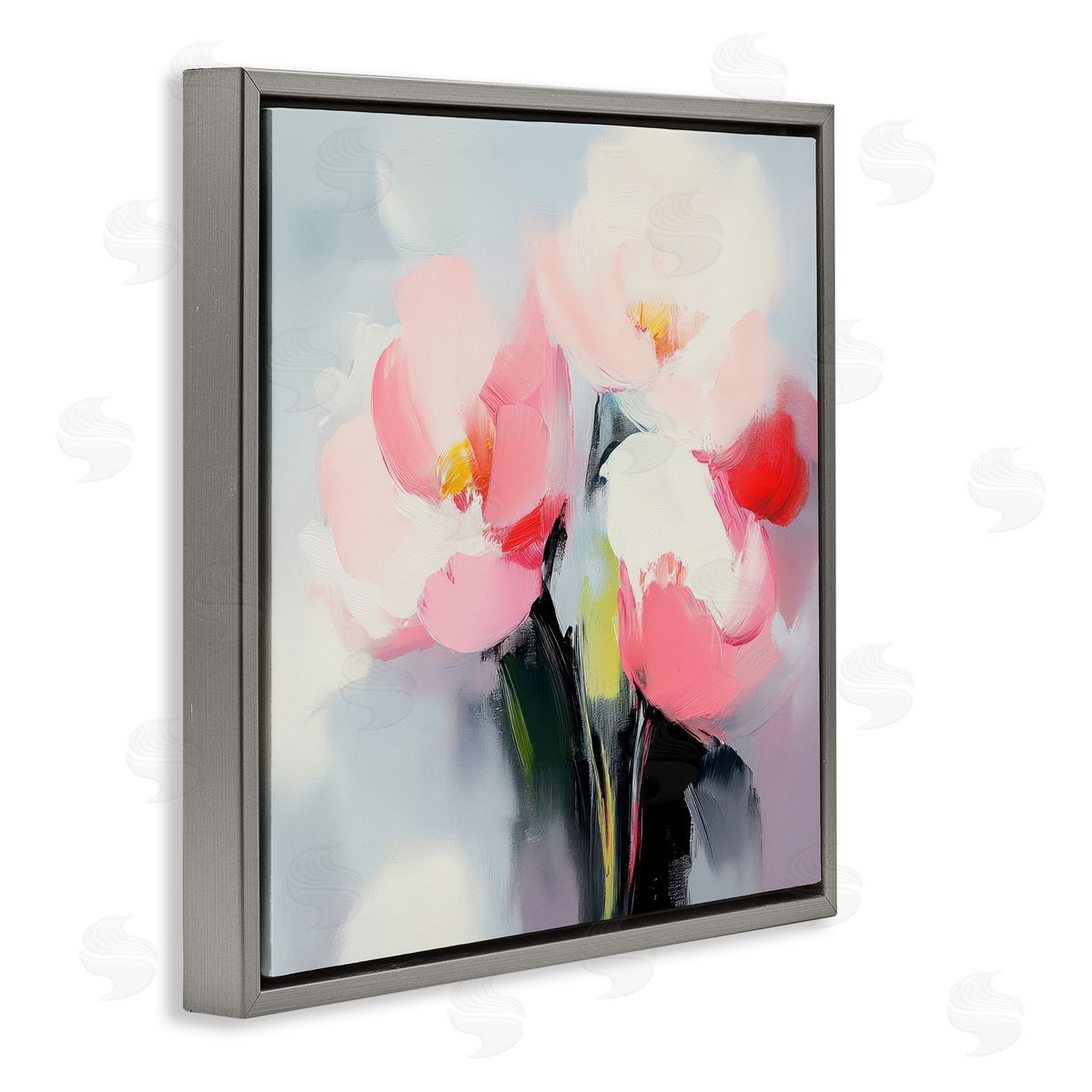Mona Grace Flare Of Emotion Vase Canvas Wall Art Print