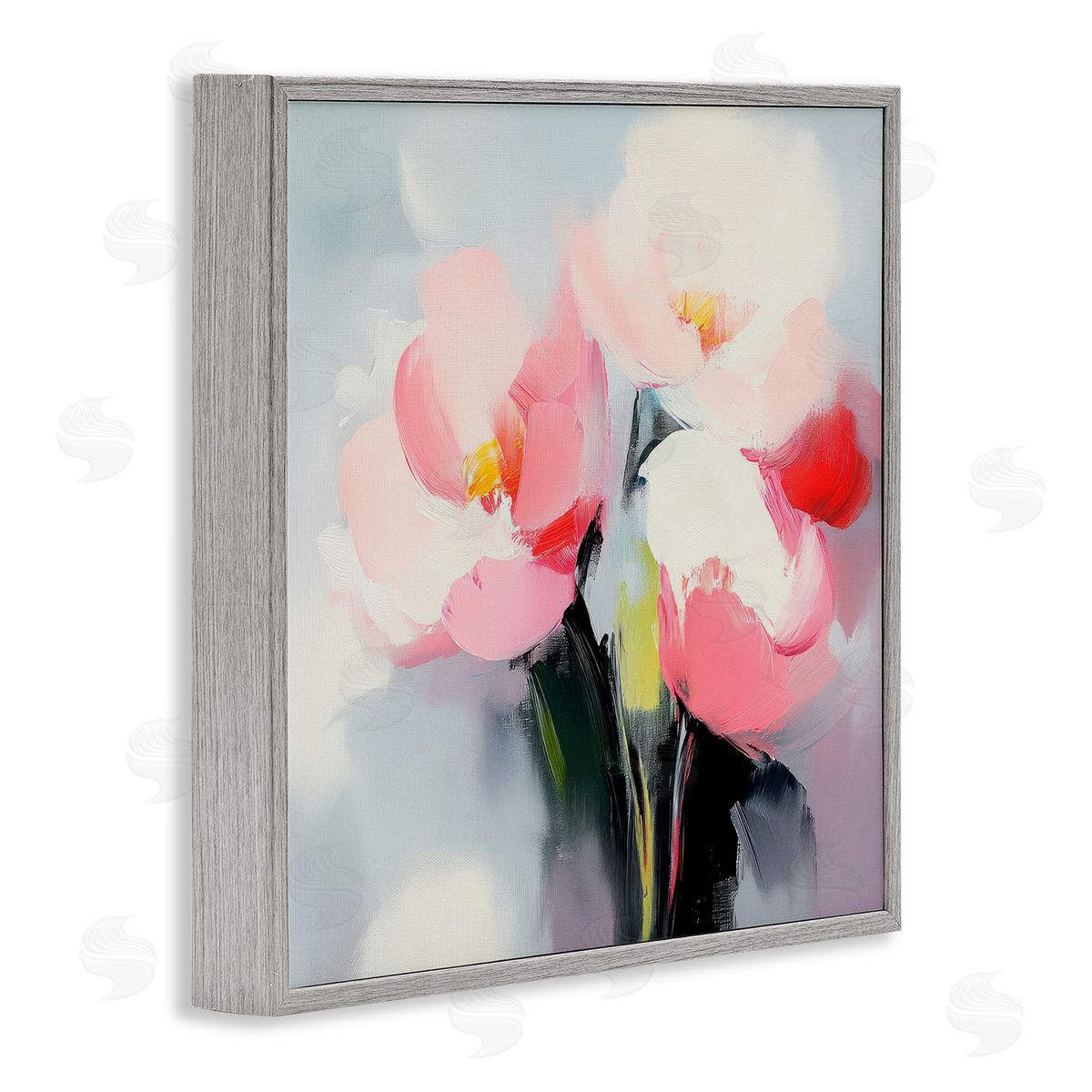 Mona Grace Flare Of Emotion Vase Canvas Wall Art Print