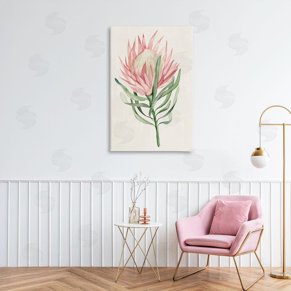 Hannah Dawson Tropical Grace Exotic Flower Printed Wall Art in Room