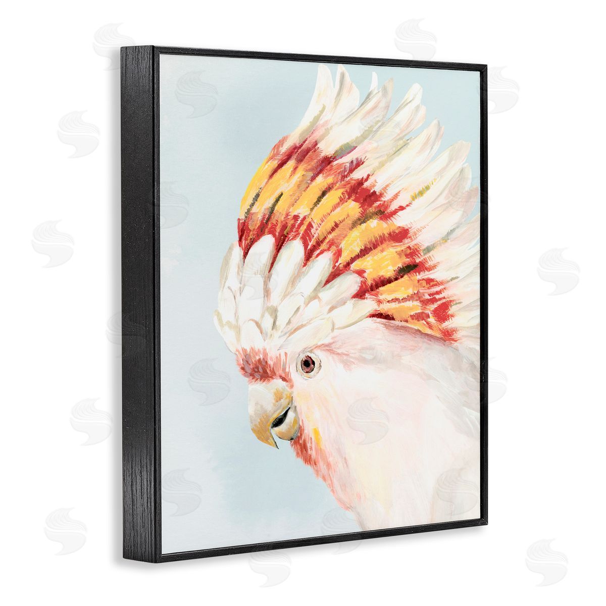 Hannah Dawson Vivid Plumage Cockatoo Black Framed Giclee Art Print