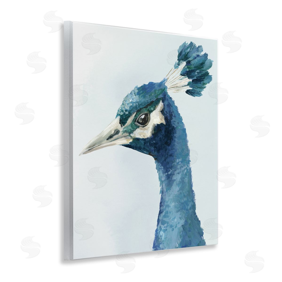 Hannah Dawson Vivid Plumage Peacock Wall Plaque Art Print