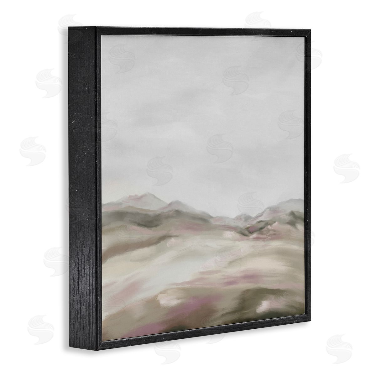 J:L Design The Vantage Point Landscape Black Framed Giclee Art Print