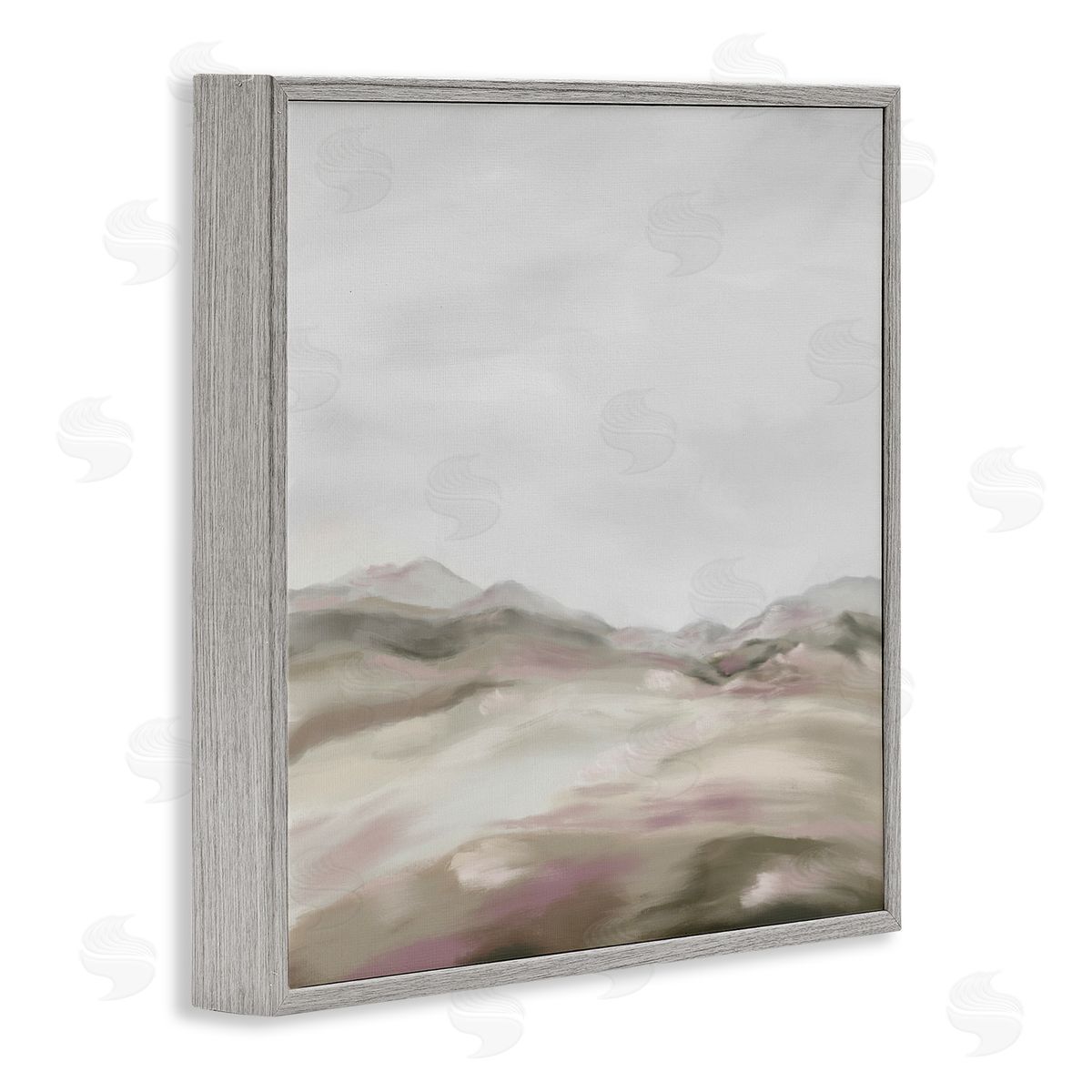 J:L Design The Vantage Point Landscape Gray Framed Giclee Art Print