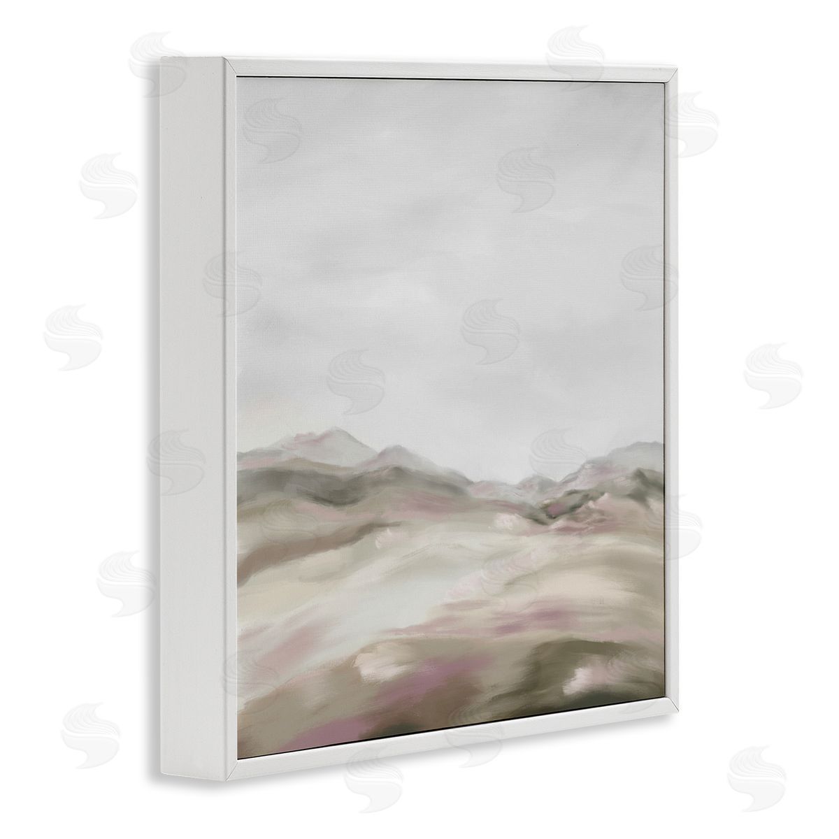 J:L Design The Vantage Point Landscape White Frame Giclee Art Print