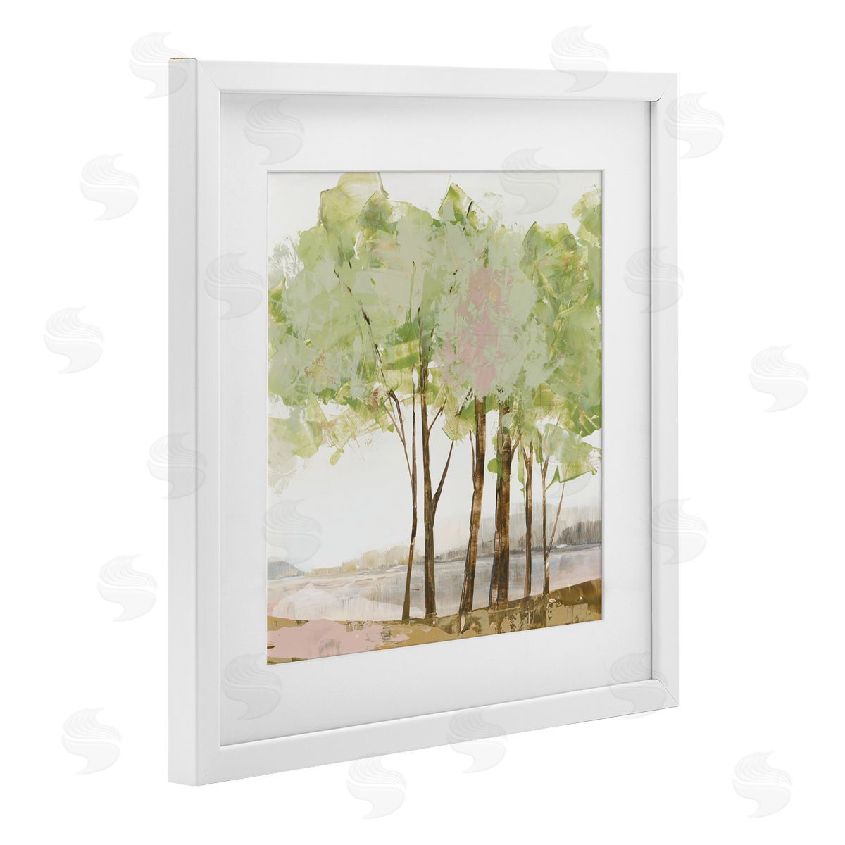 Ian C. Spring Awakening Trees Canvas Wall Art Print