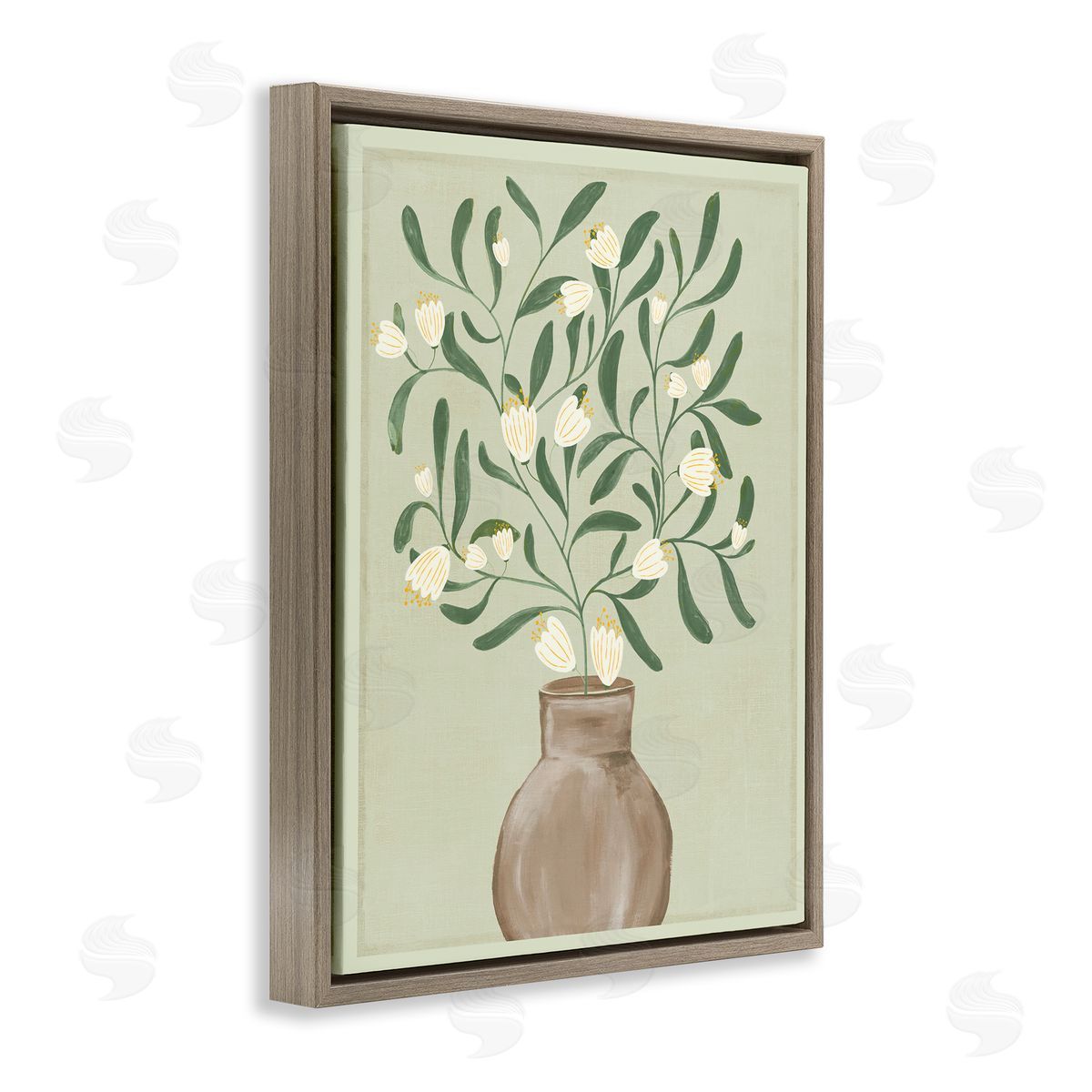 Alex Black Soft Elegance In Bloom Canvas Wall Art Print