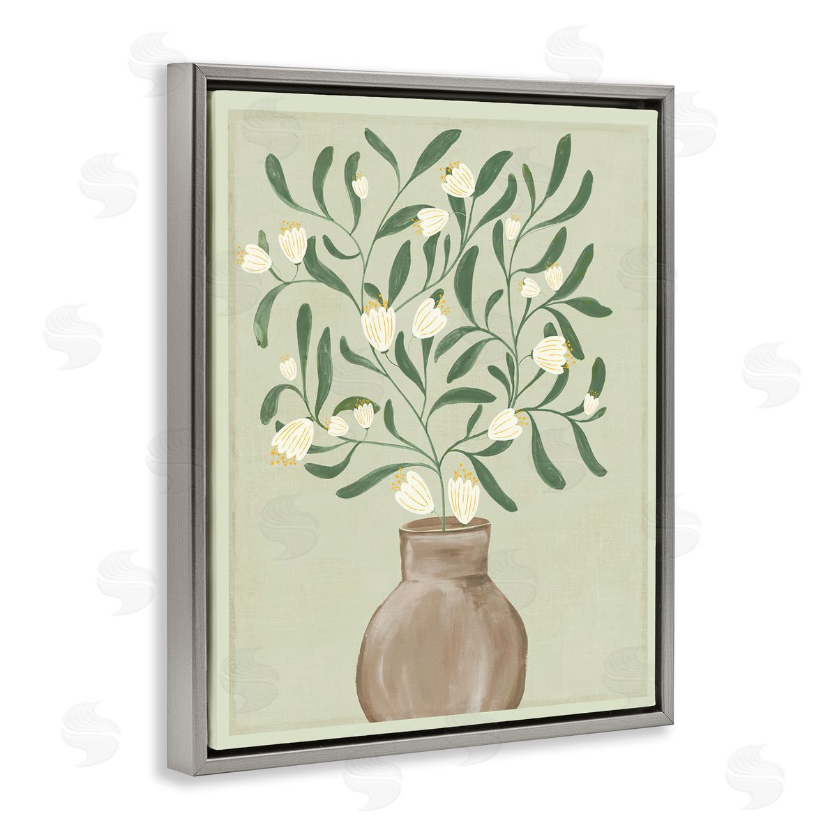 Alex Black Soft Elegance In Bloom Canvas Wall Art Print