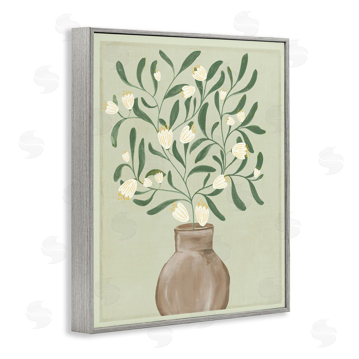 Alex Black Soft Elegance In Bloom Canvas Wall Art Print