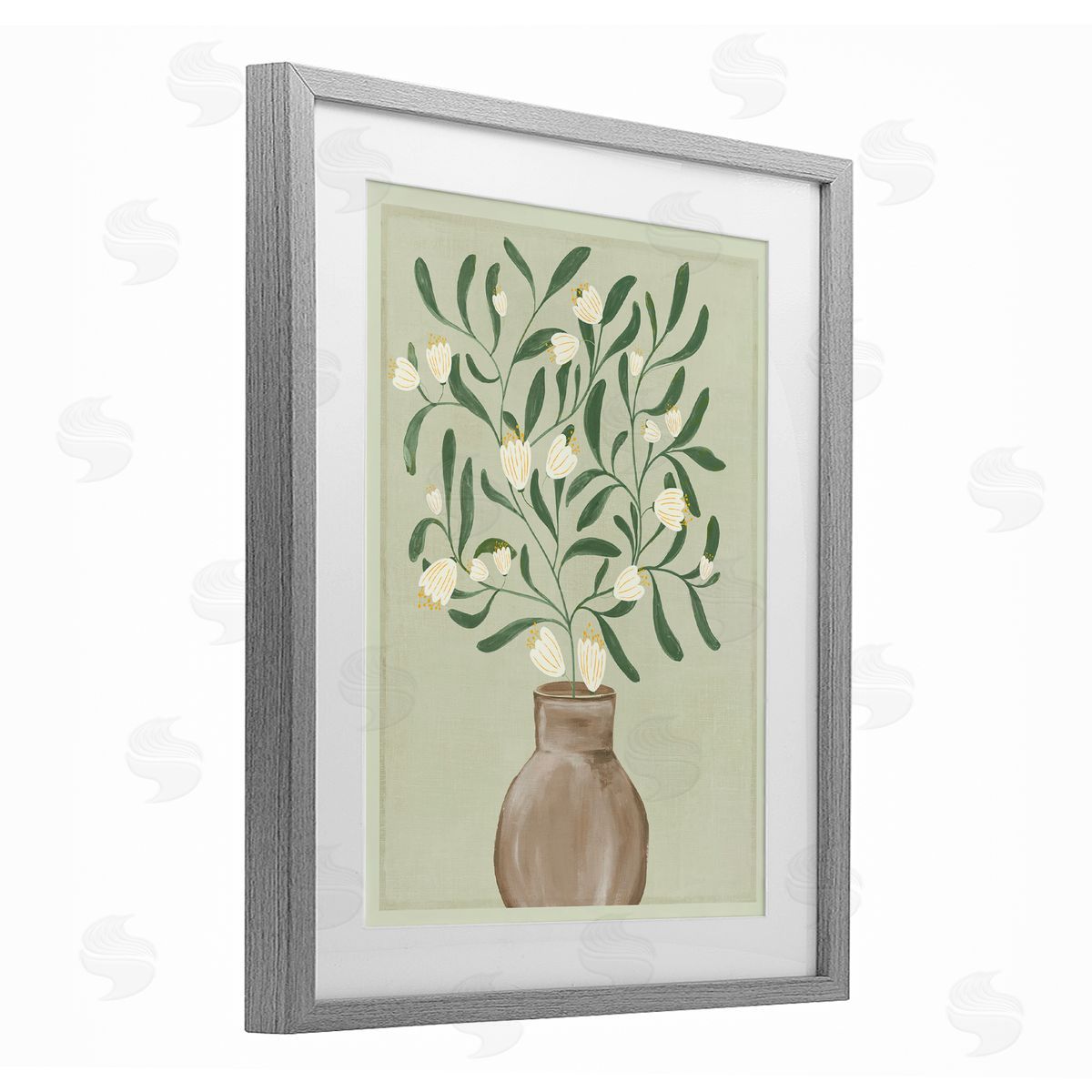 Alex Black Soft Elegance In Bloom Canvas Wall Art Print