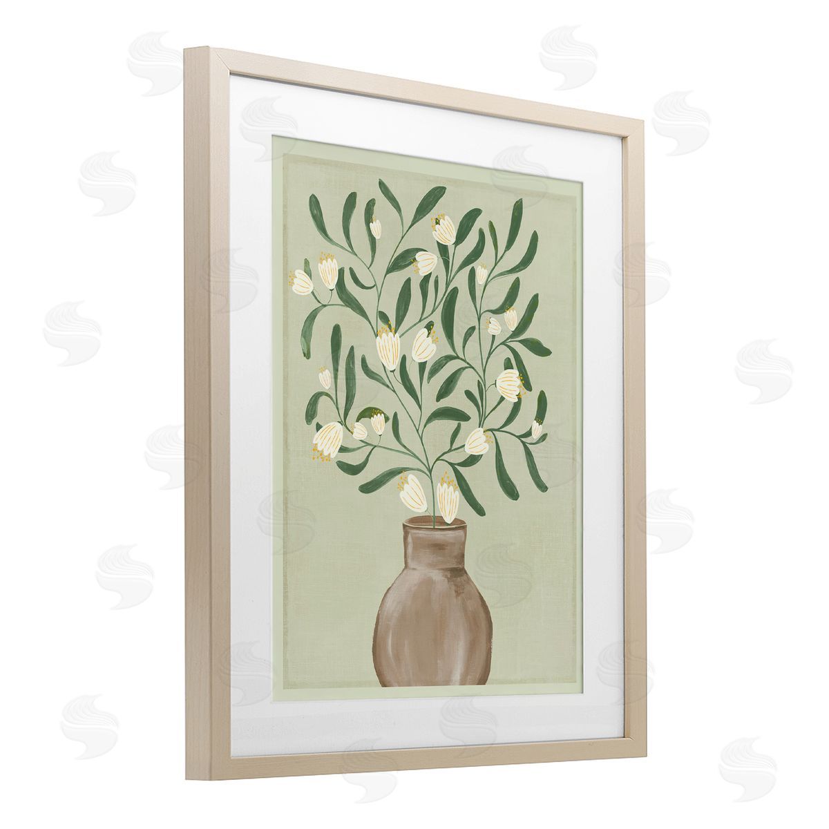 Alex Black Soft Elegance In Bloom Canvas Wall Art Print