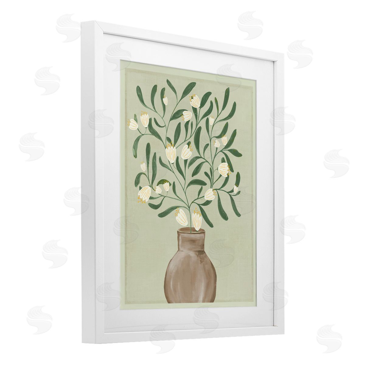 Alex Black Soft Elegance In Bloom Canvas Wall Art Print