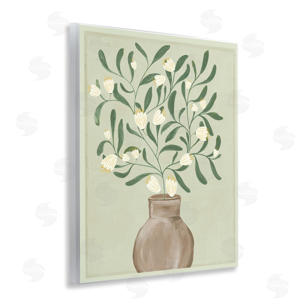 Alex Black Soft Elegance In Bloom Canvas Wall Art Print