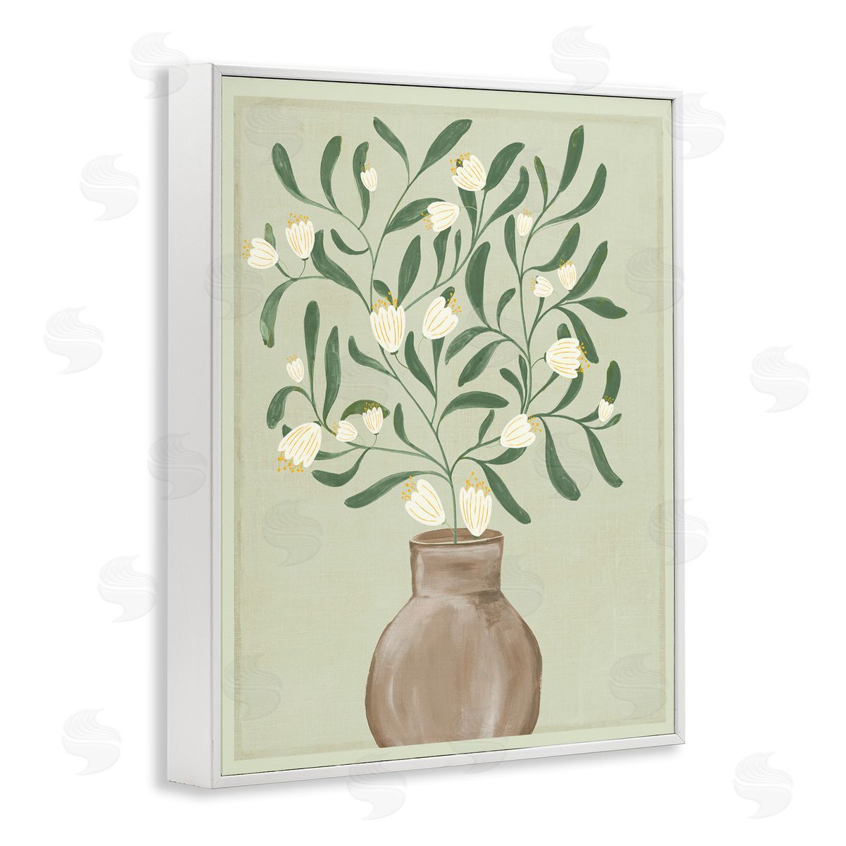 Alex Black Soft Elegance In Bloom Canvas Wall Art Print