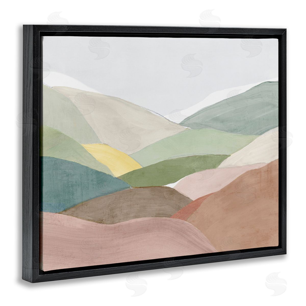 Ian C. Soft Rolling Hills Canvas Wall Art Print