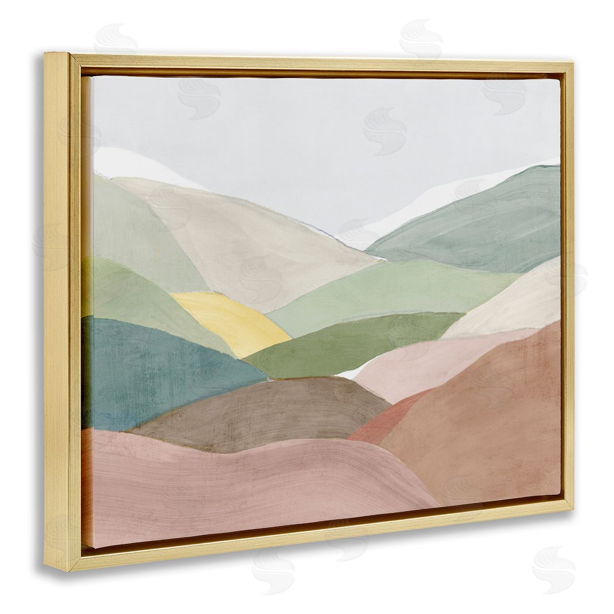 Ian C. Soft Rolling Hills Canvas Wall Art Print